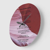 Apache Wedding Blessing Canyon Foto Clock Custom Grote Klok (Hoek)