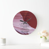 Apache Wedding Blessing Canyon Foto Clock Custom Grote Klok (Huis)