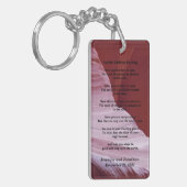 Apache Wedding Blessing Canyon Foto gepersonalisee Sleutelhanger (Voorkant Links)