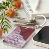 Apache Wedding Blessing Canyon Foto gepersonalisee Sleutelhanger (Voorkant Rechts)
