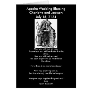 Apache Wedding Blessing Dakota-Sioux Cheif