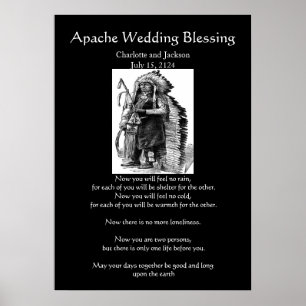 Apache Wedding Blessing Dakota-Sioux Cheif Poster