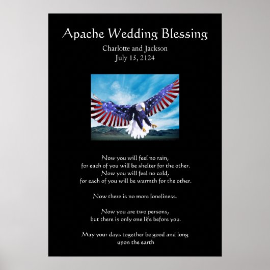 Apache Wedding Blessing Eagle 3 Poster (Voorkant)