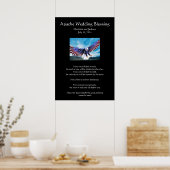 Apache Wedding Blessing Eagle 3 Poster (Keuken)