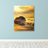 Apache Wedding Blessing Gold Ocean Rock Canvas Afdruk (Insitu (Houten vloer))