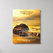 Apache Wedding Blessing Gold Ocean Rock Canvas Afdruk (Voorkant)