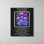 Apache Wedding Blessing Luminous Mushroom Fantasy Canvas Afdruk (Voorkant)