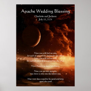 Apache Wedding Blessing Moon en Universe Poster