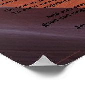 Apache Wedding Blessing, Names, Brown Southwest Poster (Hoek)