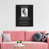 Apache Wedding Blessing Ojibwa Cheif Canvas Afdruk (Insitu (Woonkamer))