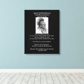 Apache Wedding Blessing Ojibwa Cheif Canvas Afdruk (Insitu (Houten vloer))