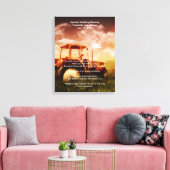 Apache Wedding Blessing Old Tractor Canvas Afdruk (Insitu (Woonkamer))