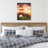 Apache Wedding Blessing Old Tractor Canvas Afdruk (Insitu (Slaapkamer))