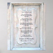 Apache Wedding Blessing Old Wood Background 16x20 Poster (Voorkant)