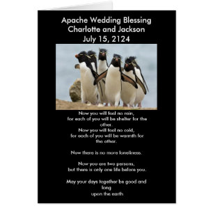 Apache Wedding Blessing Penguins