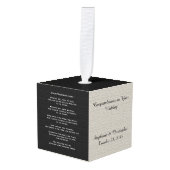 Apache Wedding Blessing Personalized Ornament (Voorkant hoekig)