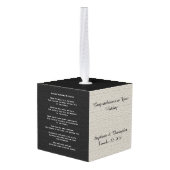 Apache Wedding Blessing Personalized Ornament (Achter hoekig)