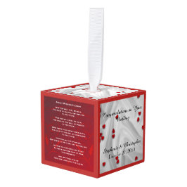 Apache Wedding Blessing Personalized Red Hearts Decoratie