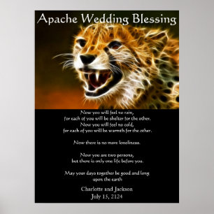 Apache Wedding Blessing Poster