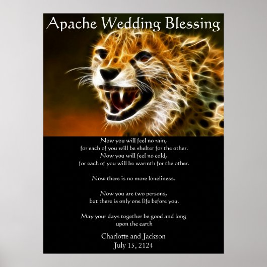 Apache Wedding Blessing Poster (Voorkant)