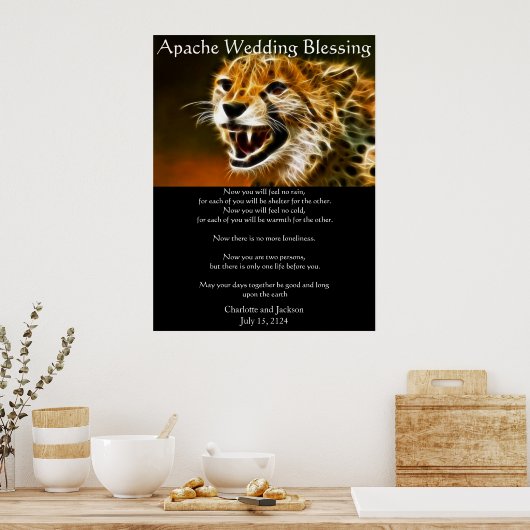 Apache Wedding Blessing Poster (Keuken)