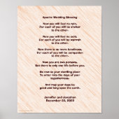 Apache Wedding Blessing Poster 11 x 14 inch Matte (Voorkant)