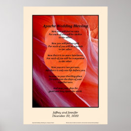 Apache Wedding Blessing Poster 20 x 28 inch