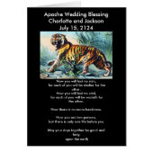 Apache Wedding Blessing Saber Toothed Tiger (Voorkant)