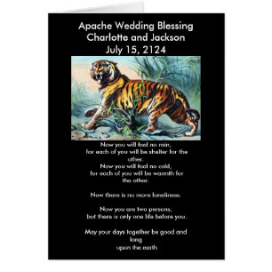 Apache Wedding Blessing Saber Toothed Tiger