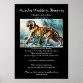 Apache Wedding Blessing Saber Toothed Tiger Poster (Voorkant)