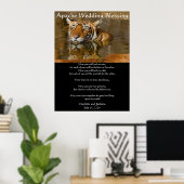 Apache Wedding Blessing Tiger Poster (Thuiskantoor)