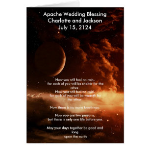 Apache Wedding Blessing Universe
