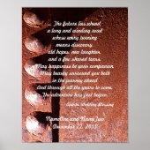Apache Wedding Blessing v2 Rusty Metal Kijk Print (Voorkant)