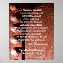 Apache Wedding Blessing v2 Rusty Metal Kijk Print