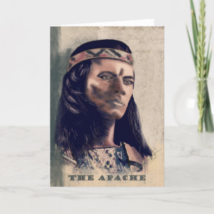 Apache - Wenskaart Bedankkaart