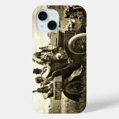 APACHES EN GERONIMO DIE EEN MOTORAUTO Sepia BESTUD Case-Mate iPhone Case (Achterkant)