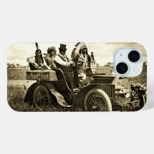 APACHES EN GERONIMO DIE EEN MOTORAUTO Sepia BESTUD iPhone 15 Case