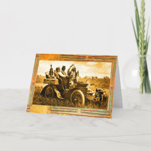 APACHES & GERONIMO RIJDEN IN MOTOR AUTO Vaderdag Kaart