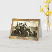 APACHT- EN GERONIMO-RIJBEWEGINGSMOTOR Vaderdag Kaart (Gele Bloem)