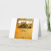 APACHT- EN GERONIMO-RIJBEWEGINGSMOTOR Vaderdag Kaart (Achterkant)