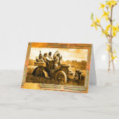 APACHT- EN GERONIMO-RIJBEWEGINGSMOTOR Vaderdag Kaart (Gele Bloem)