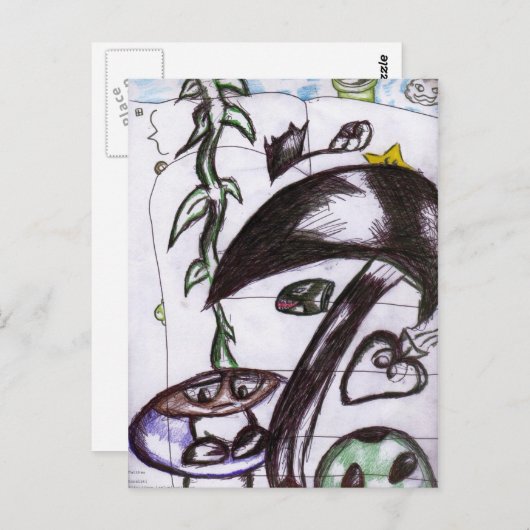 apagefrommariosnotebook briefkaart (Voorkant / Achterkant)