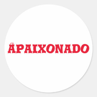 Apaixonado Ronde Sticker