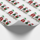 APAL - Dalmation Dogs Merry en Bright Cadeaupapier (Hoek)