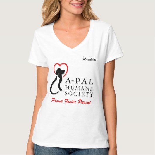 APAL-Logo-vrijwilliger - Aangepast/naam T-shirt (Voorkant)