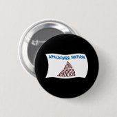 Apalachee Natie Vlag Knop Ronde Button 5,7 Cm (Voorkant /achterkant)