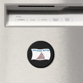 Apalachee Natie Vlag Magneet (Insitu (Vaatwasser))