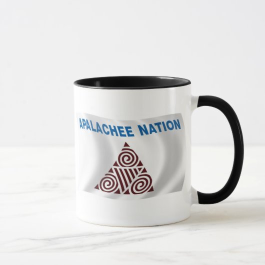 Apalachee Natie Vlag Mok (Rechts)