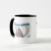 Apalachee Natie Vlag Mok (Voorkant links)