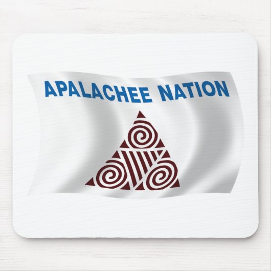 Apalachee Natie Vlag Muismat (Voorkant)